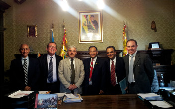 Meeting at the Bolivian Embassy